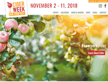 Tablet Screenshot of ciderweeknyc.com